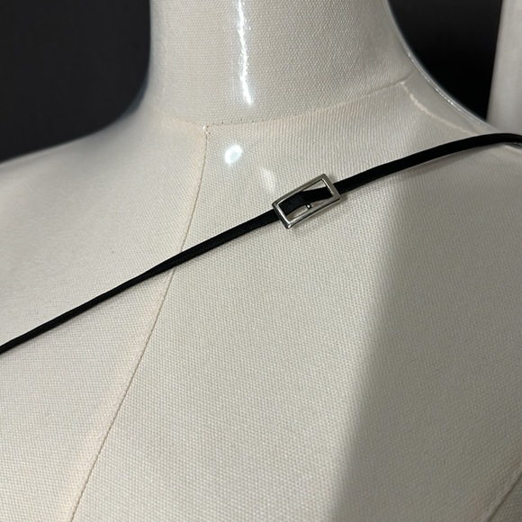 NWT LEATHER ZARA CROP TOP LARGE - Picture 3 of 9